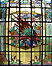 Vitral Pavao &ndash; Restauro  &ndash;vitral executado pela  casa Conrado  1940   medida 2,20 m x 1,50 m